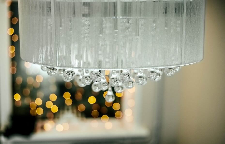 Zbliżenie na żyrandol