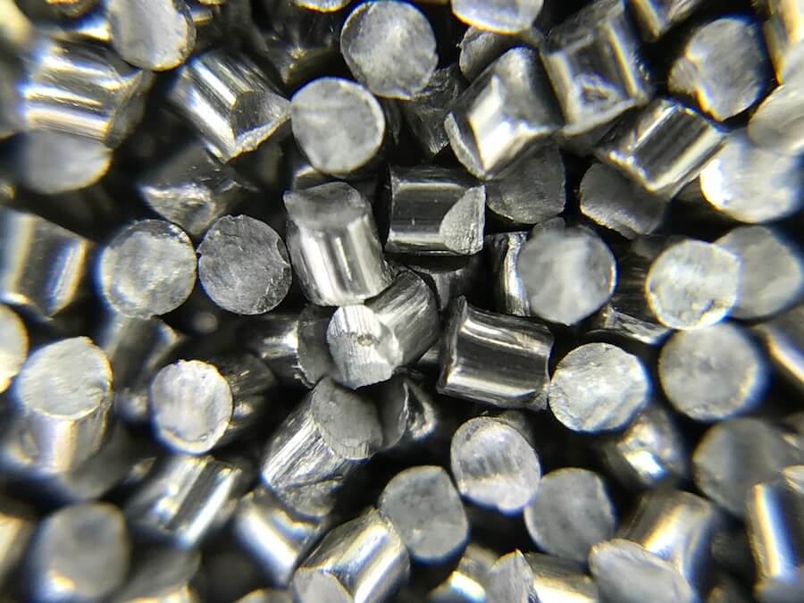 śrut cięty z drutu